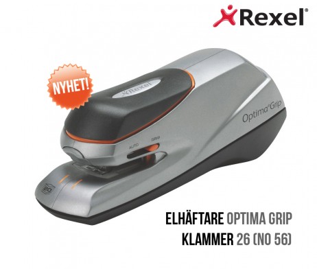 Elhäftare Optima Grip från Rexel - Hjotrade