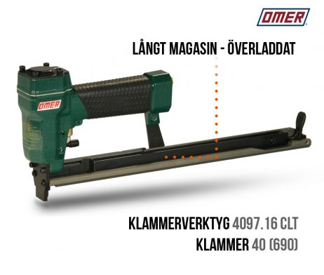 Klammerverktyg 4097.16 clt överladdat långt magasin