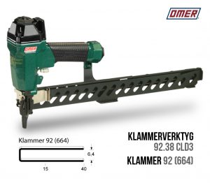 Klammerverktyg 92.38 cld3 klammer 92 eller 664