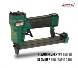 Klammerverktyg T50.16 klammer T50 eller rapid 140