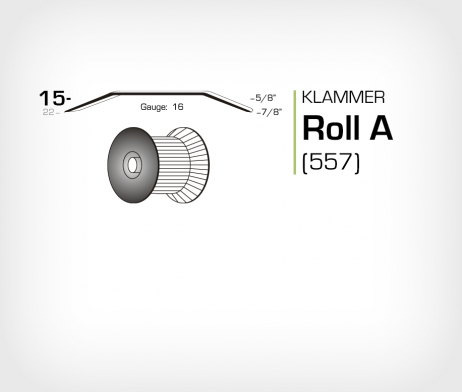 Klammer Roll A/15 Koppar - jk557-15